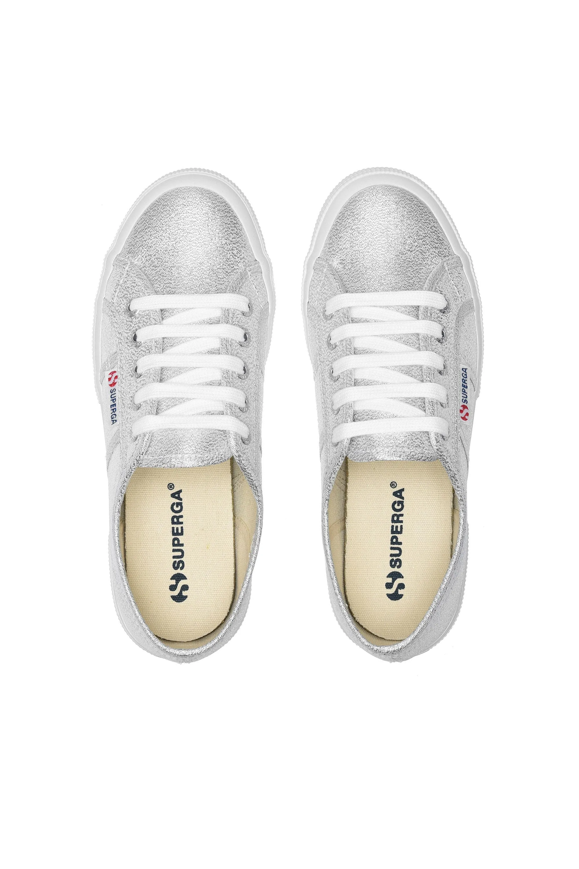 2750 Lamew Metallic Trainers - Grey Silver