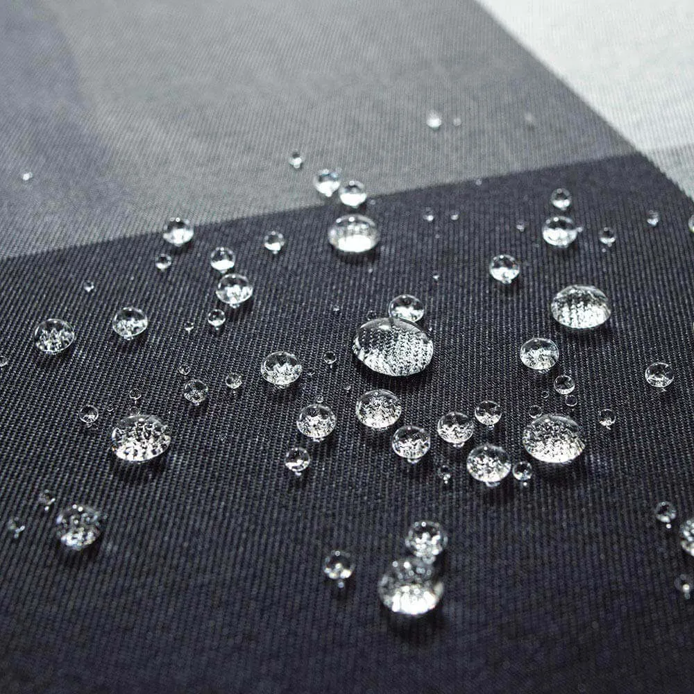 70"x70" Checkered Polyester Round Tablecloth