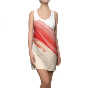 Abstract Floral Women's Racerback Dress - Perfect for Summer Days