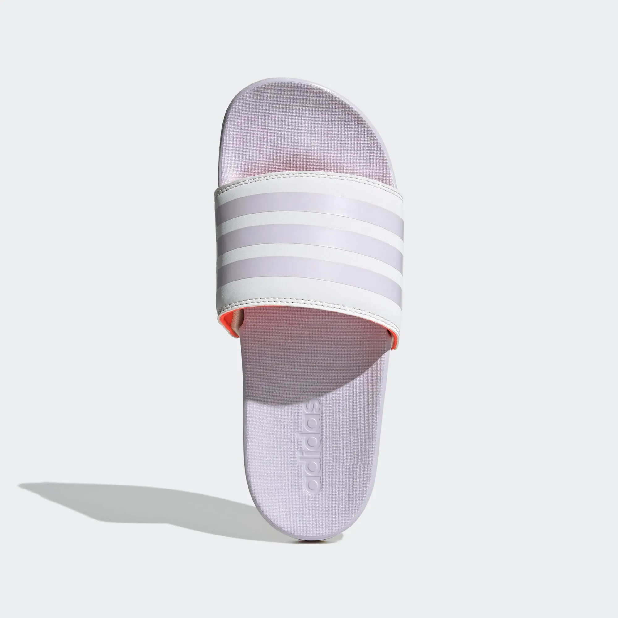 Adidas Adilette Cloudfoam Comfort Slides Stripe (Purple Tint/Cloud White)(GV9738)