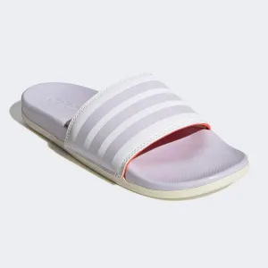 Adidas Adilette Cloudfoam Comfort Slides Stripe (Purple Tint/Cloud White)(GV9738)