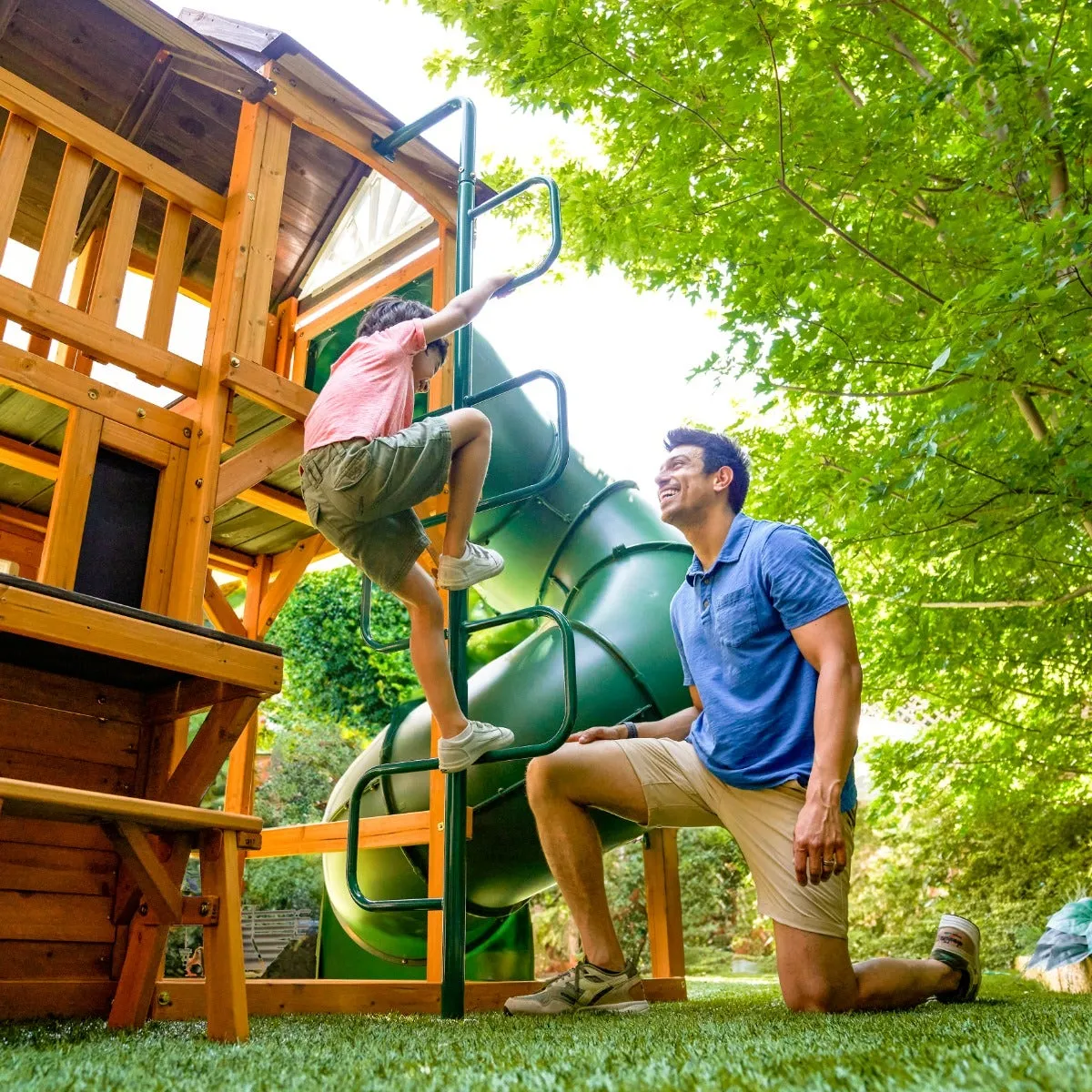 Adventure Bend Swing Set - Installation Available (Assembly)