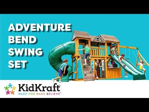 Adventure Bend Swing Set - Installation Available (Assembly)