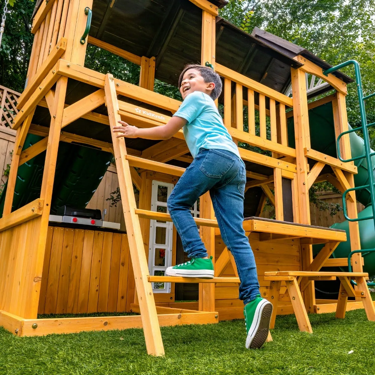 Adventure Bend Swing Set - Installation Available (Assembly)