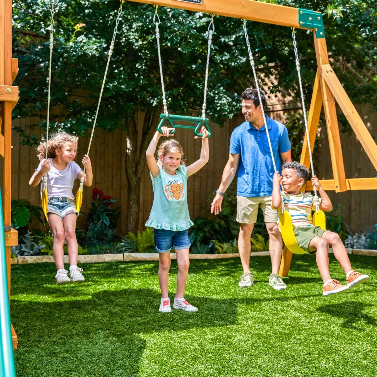 Adventure Bend Swing Set - Installation Available