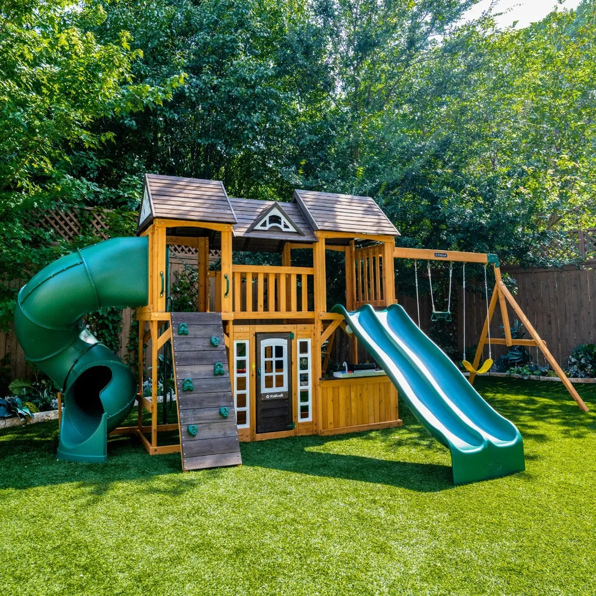 Adventure Bend Swing Set - Installation Available