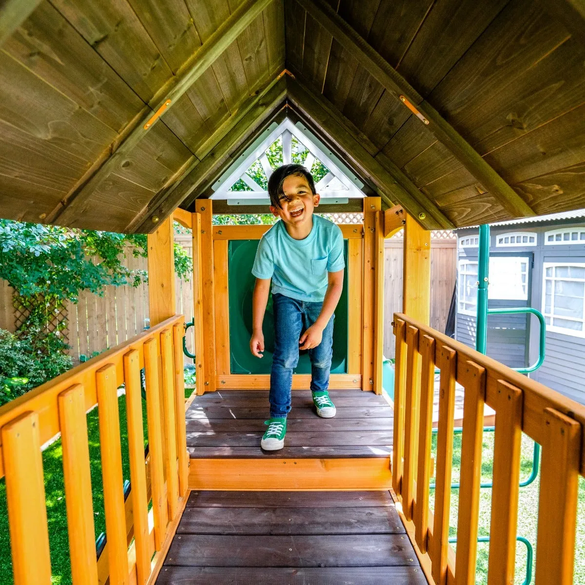 Adventure Bend Swing Set - Installation Available