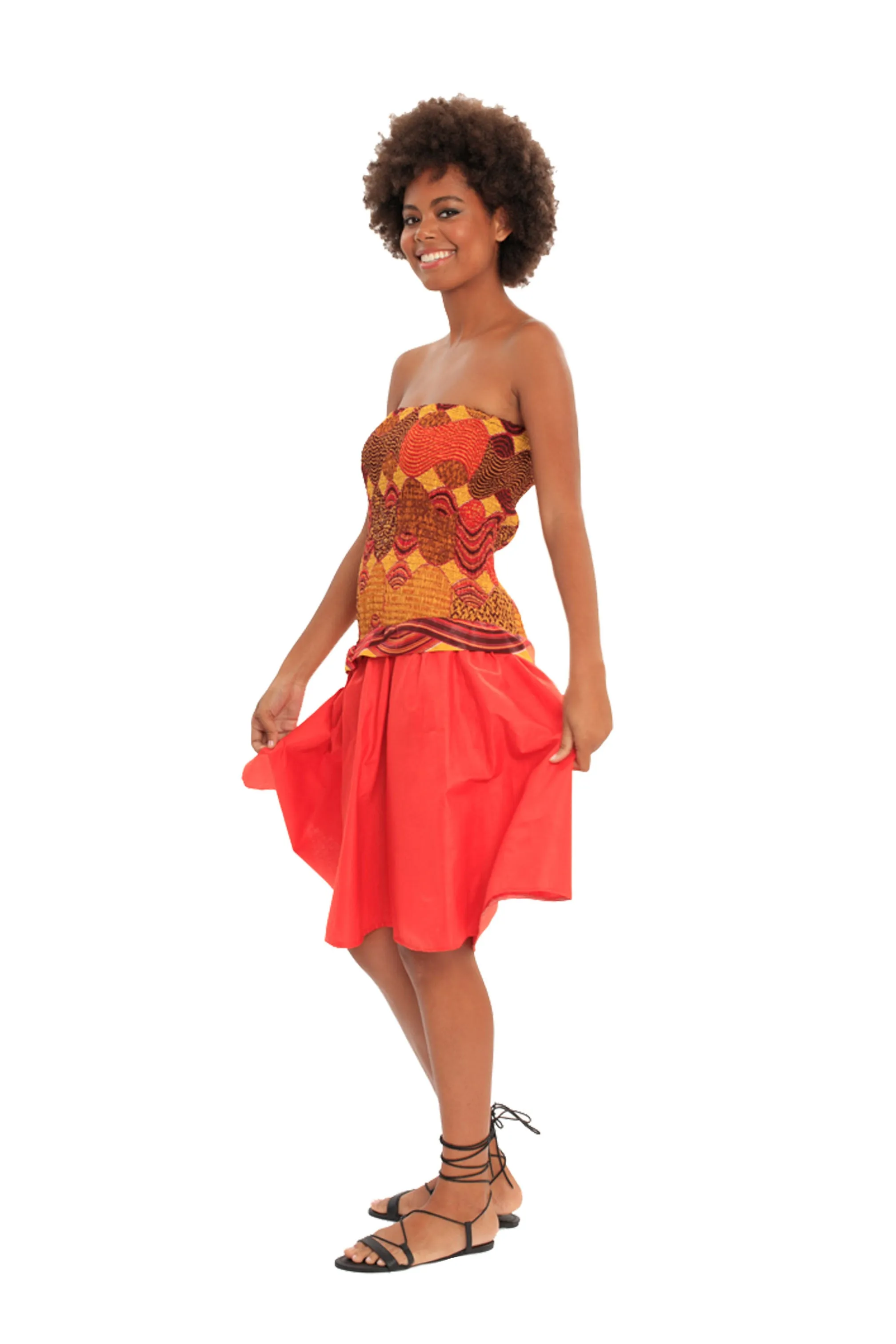 African Convertible Skirt to Dress - ATLANTIC BEAUTY MERMAID