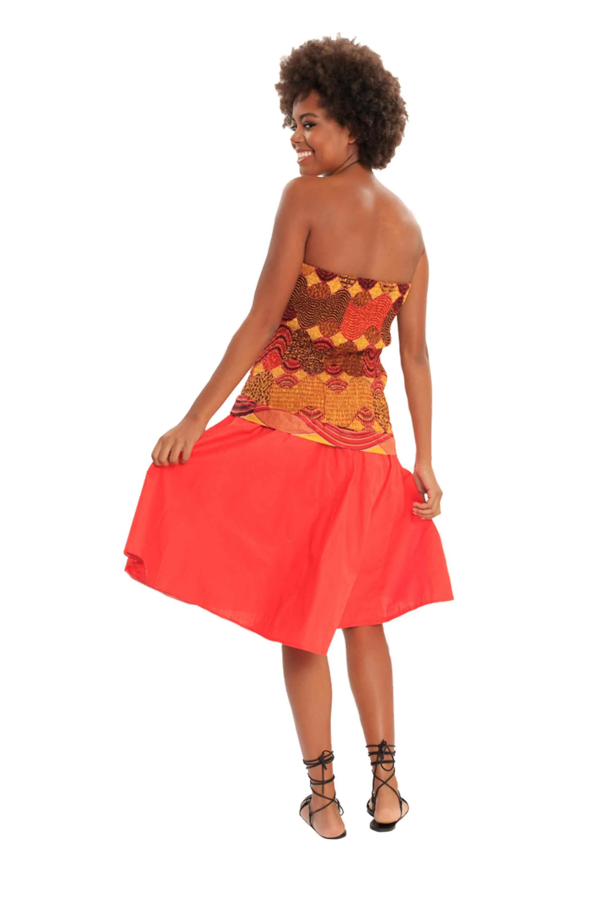 African Convertible Skirt to Dress - ATLANTIC BEAUTY MERMAID