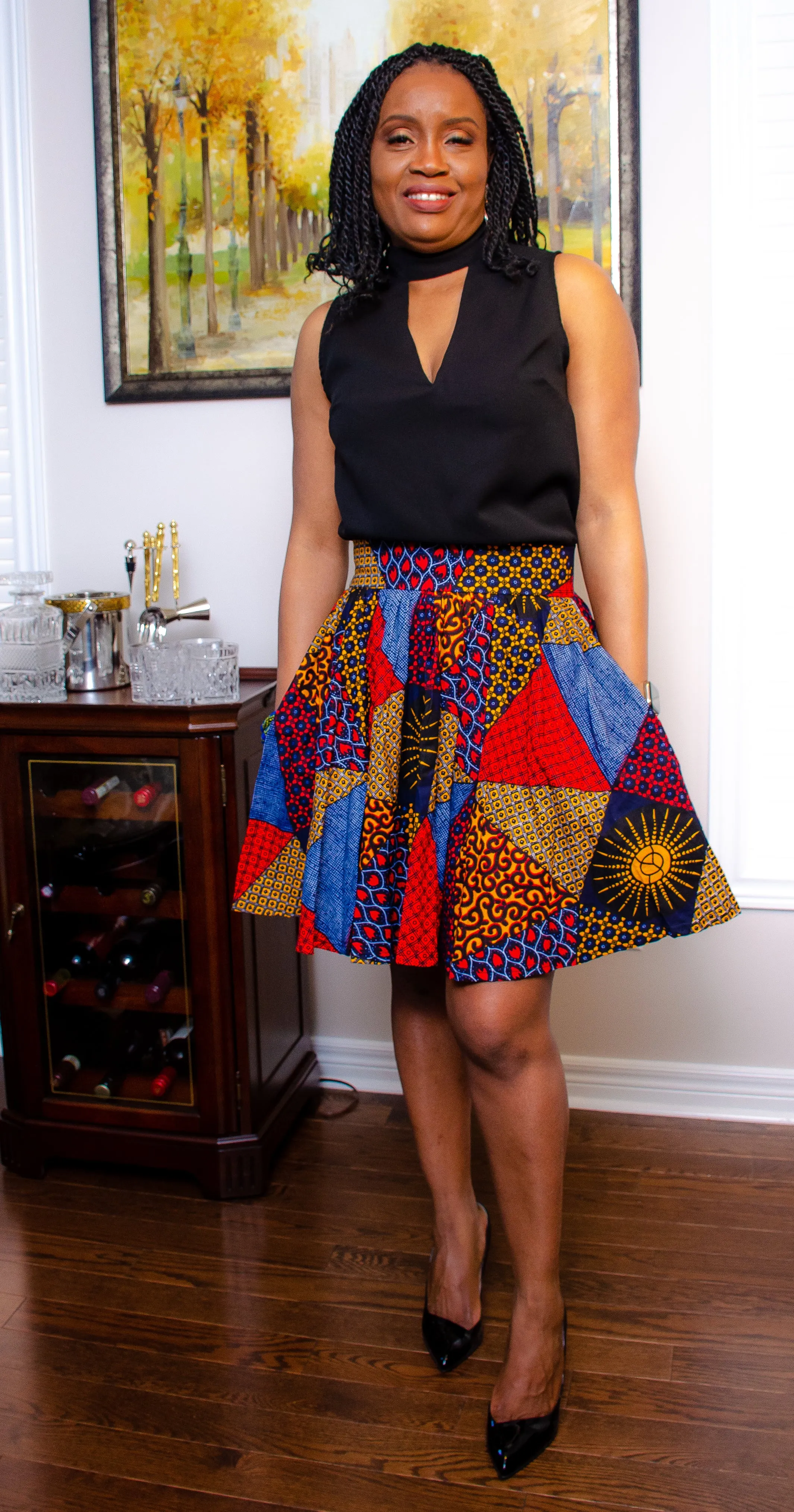 African Print (Ankara) Oma skirt