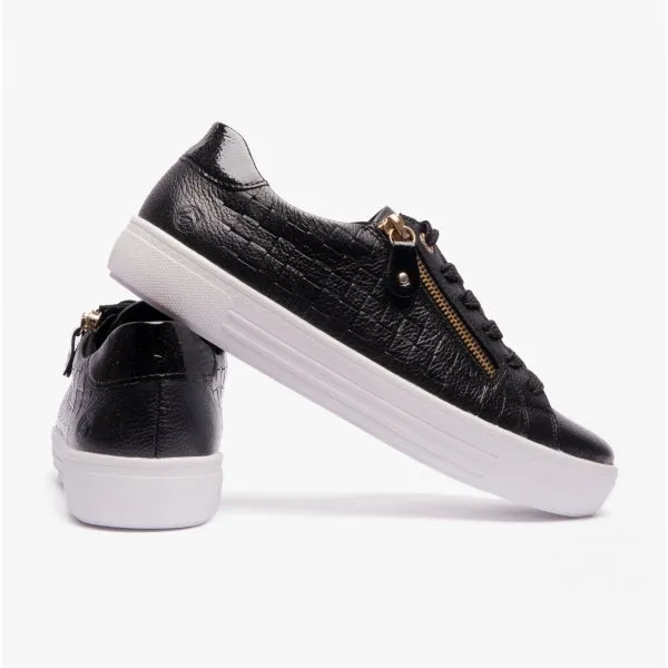 ALINA Ladies Casual Trainers Black