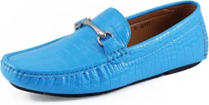 Amali Cola - Driving Moccasins for Men  Mens Slip On Loafers, Moccasins, Slip-on Dress Shoes - Driving Loafers with Matching Color Bit
