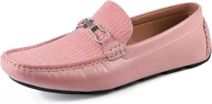 Amali Cola - Driving Moccasins for Men  Mens Slip On Loafers, Moccasins, Slip-on Dress Shoes - Driving Loafers with Matching Color Bit