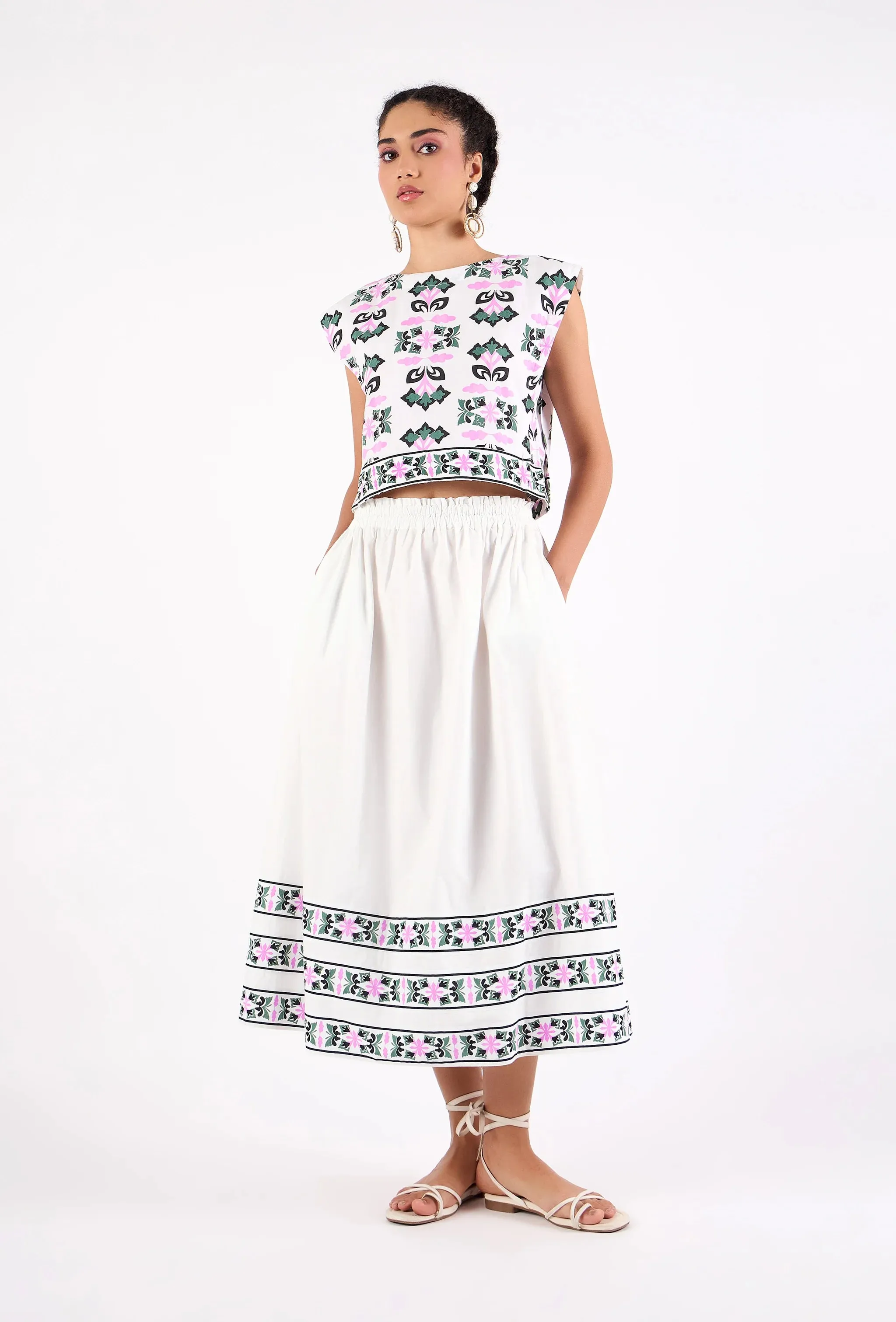 Amber Skirt | Papillion Moss