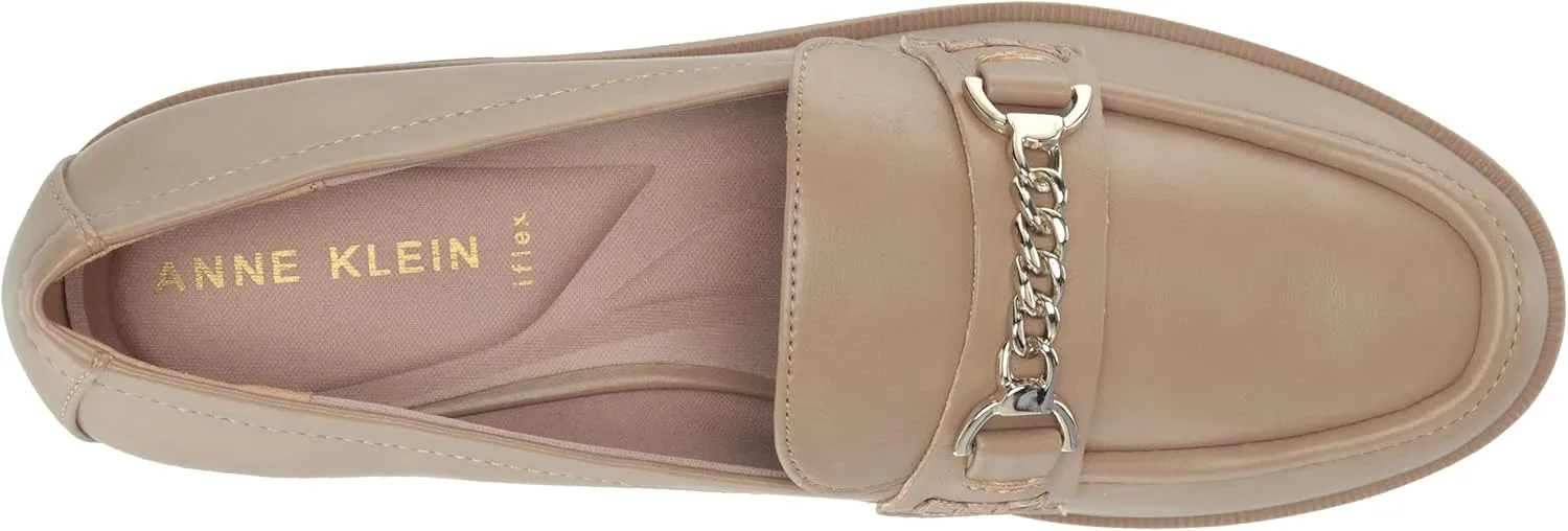 Anne Klein Womens Pastry Faux Suede Slip On Loafers