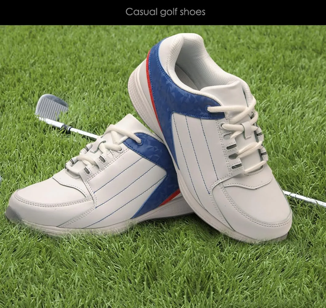 Anti-Skid Waterproof Golf Shoes with Spikes for Men and Women