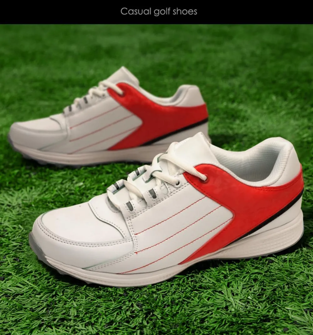 Anti-Skid Waterproof Golf Shoes with Spikes for Men and Women