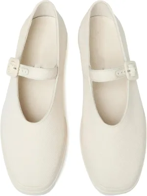 Arqa Mary Jane Flats for Women 1 in Platform Slip on Canvas Sneakers for Work Office Comfortable Classic Casual Loafers with Adjustable Bridge Straps
