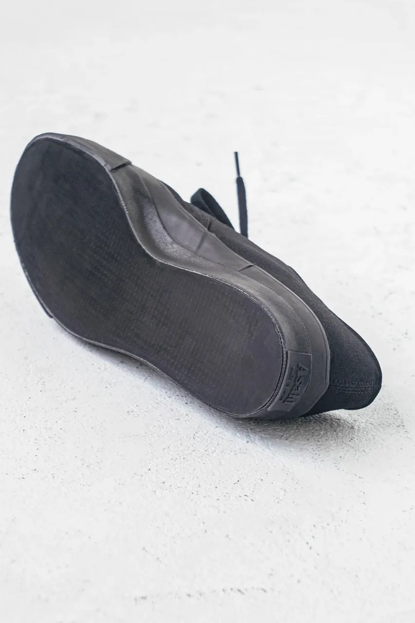 Asahi Deck Shoes All Black
