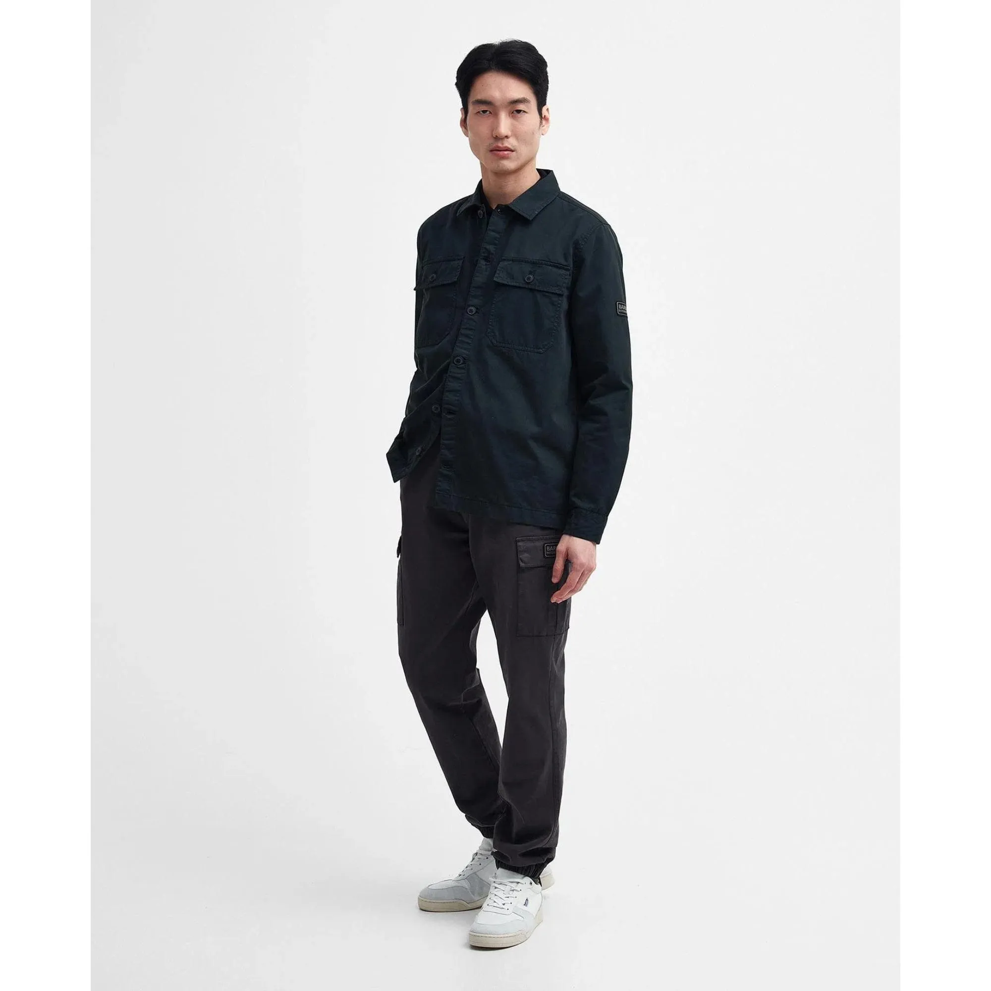 Barbour International Adey Overshirt in Forest River