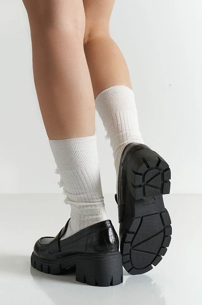 Benz Platform Loafer - Black [Last size 5/10]