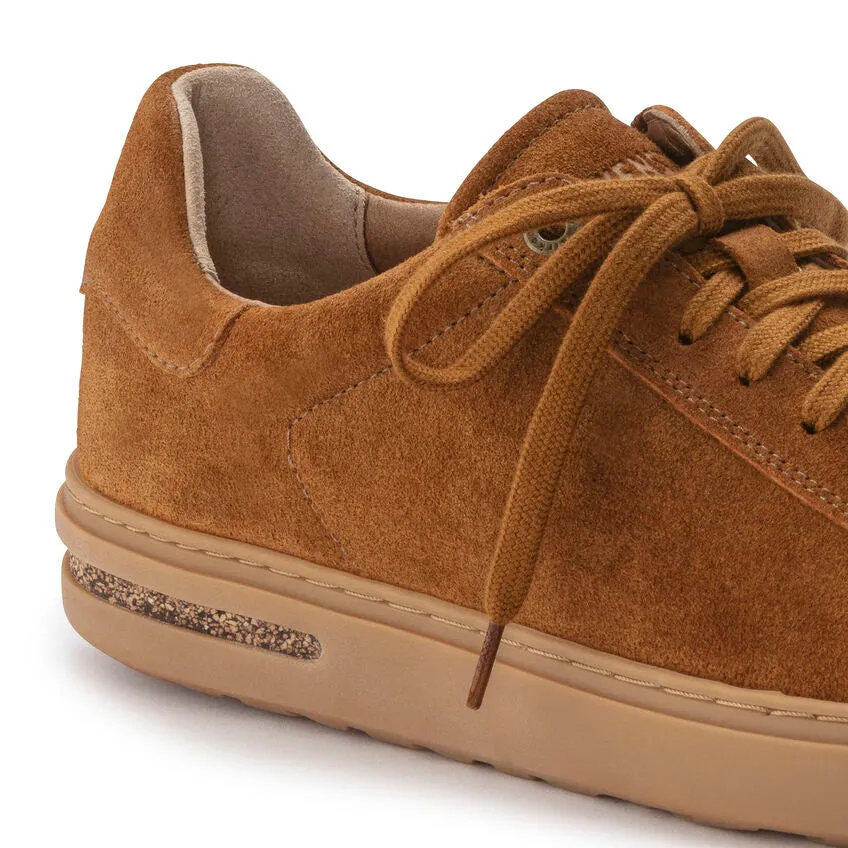 Birkenstock Unisex Bend Suede Leather Low Casual Trainers Mink Brown