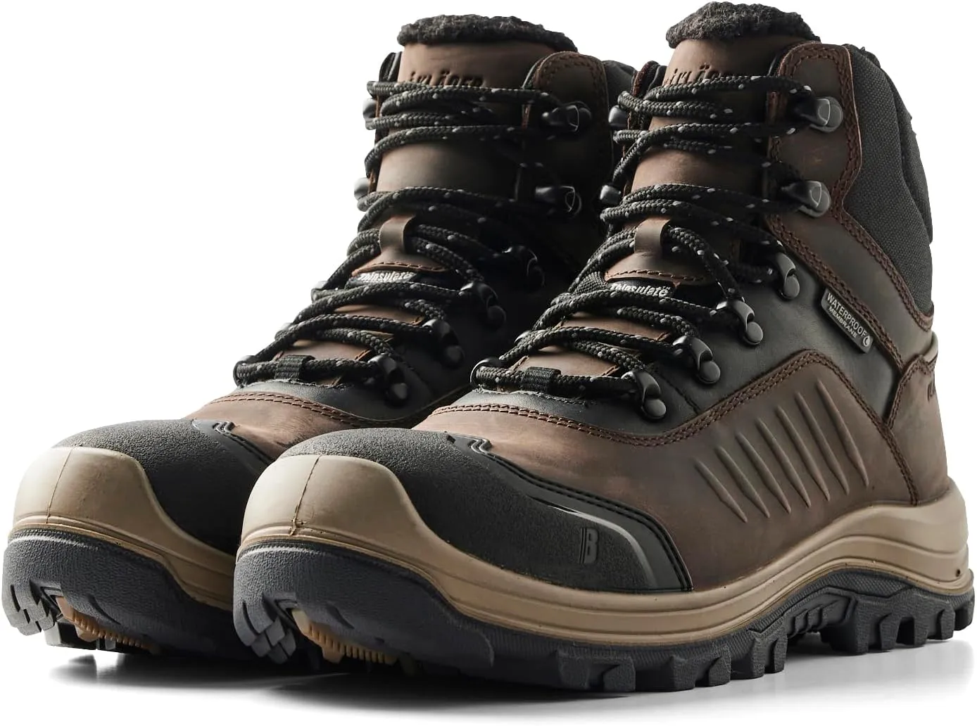 BLKLDER 2260 Storm 6" Safety Boot  Full-Grain Leather, Composite Toe, 200g Thinsulate Insulation, Nitrile/PU Extreme Grip Outsole, Waterproof, Electrical Hazard Protection,