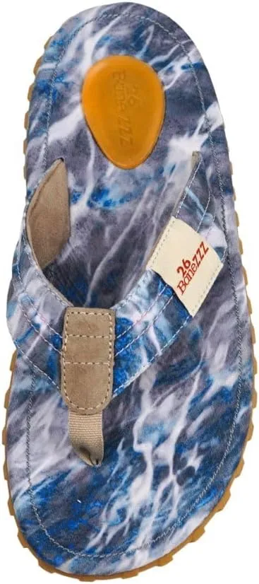 Bonezzz Chillzzz Flip Flops for Men  Memory Foam Sandals with Heel Pad Grip