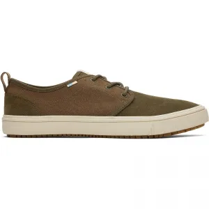 CARLO TERRAIN Mens Water Resistant Casual Trainers Green