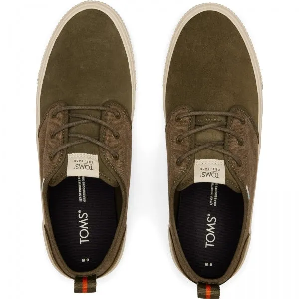 CARLO TERRAIN Mens Water Resistant Casual Trainers Green