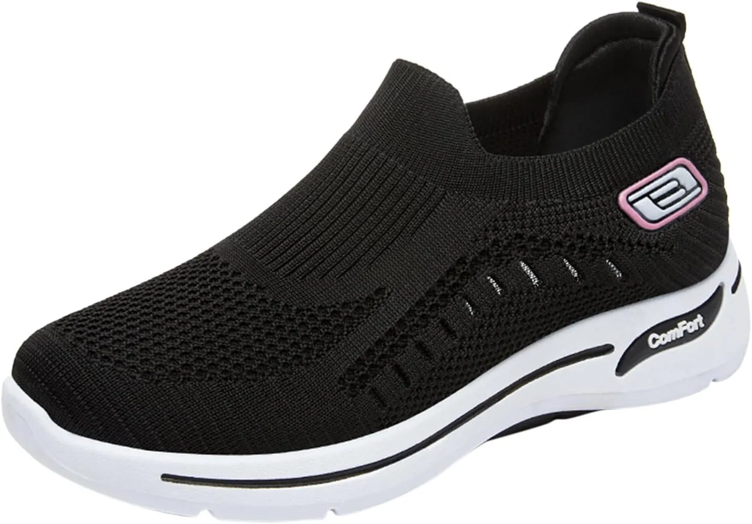 Cathalem Sneakers for Women Non Slip Running Shoes Slip On Walking Shoes Breathable Tennis Workout Shoes Gym Sneakers