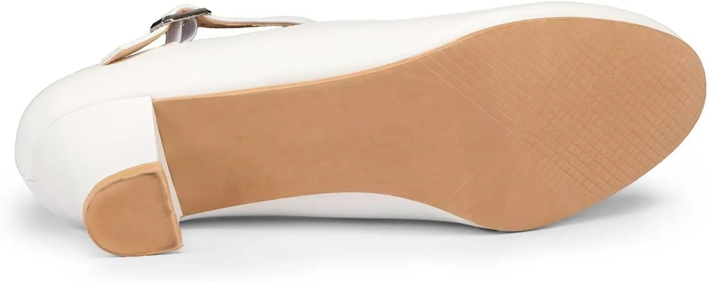 Character Shoes for Women Dance Shoes,Stylish Ankle Strap Heels for Ballroom,Salsa,Tango