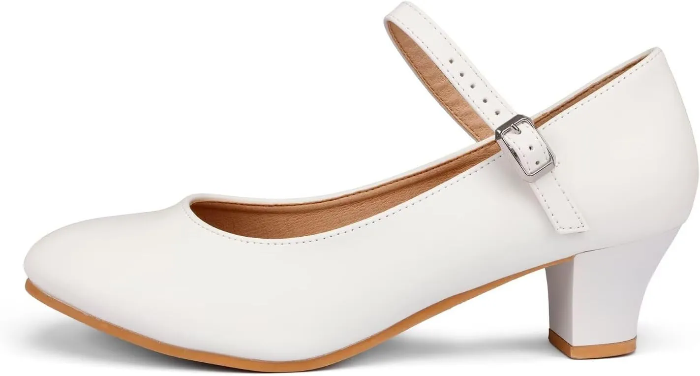 Character Shoes for Women Dance Shoes,Stylish Ankle Strap Heels for Ballroom,Salsa,Tango
