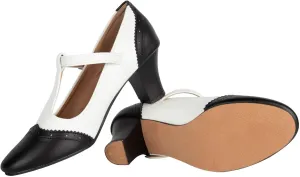 Character Shoes for Women Dance Shoes,Stylish Ankle T-Strap Heels for Ballroom,Salsa,Tango