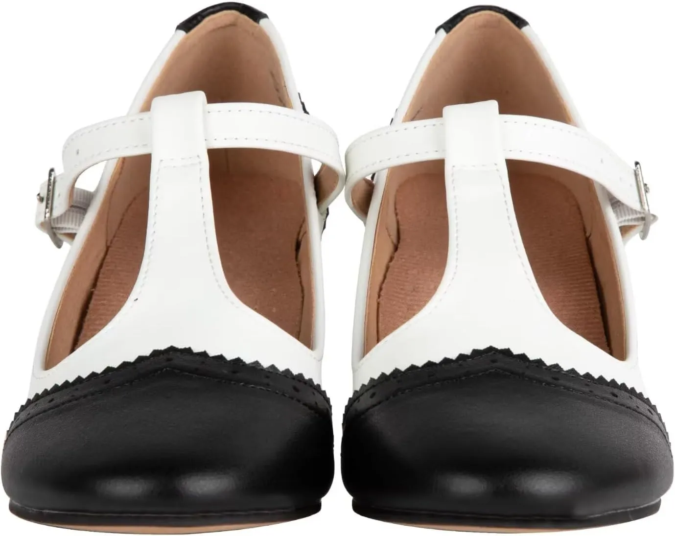 Character Shoes for Women Dance Shoes,Stylish Ankle T-Strap Heels for Ballroom,Salsa,Tango
