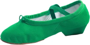 Child Jazz Boots Split Sole Leather Canvas Dance Shoes for Girls Boys Casual Closed Toe Ballet Shoes Sandals
