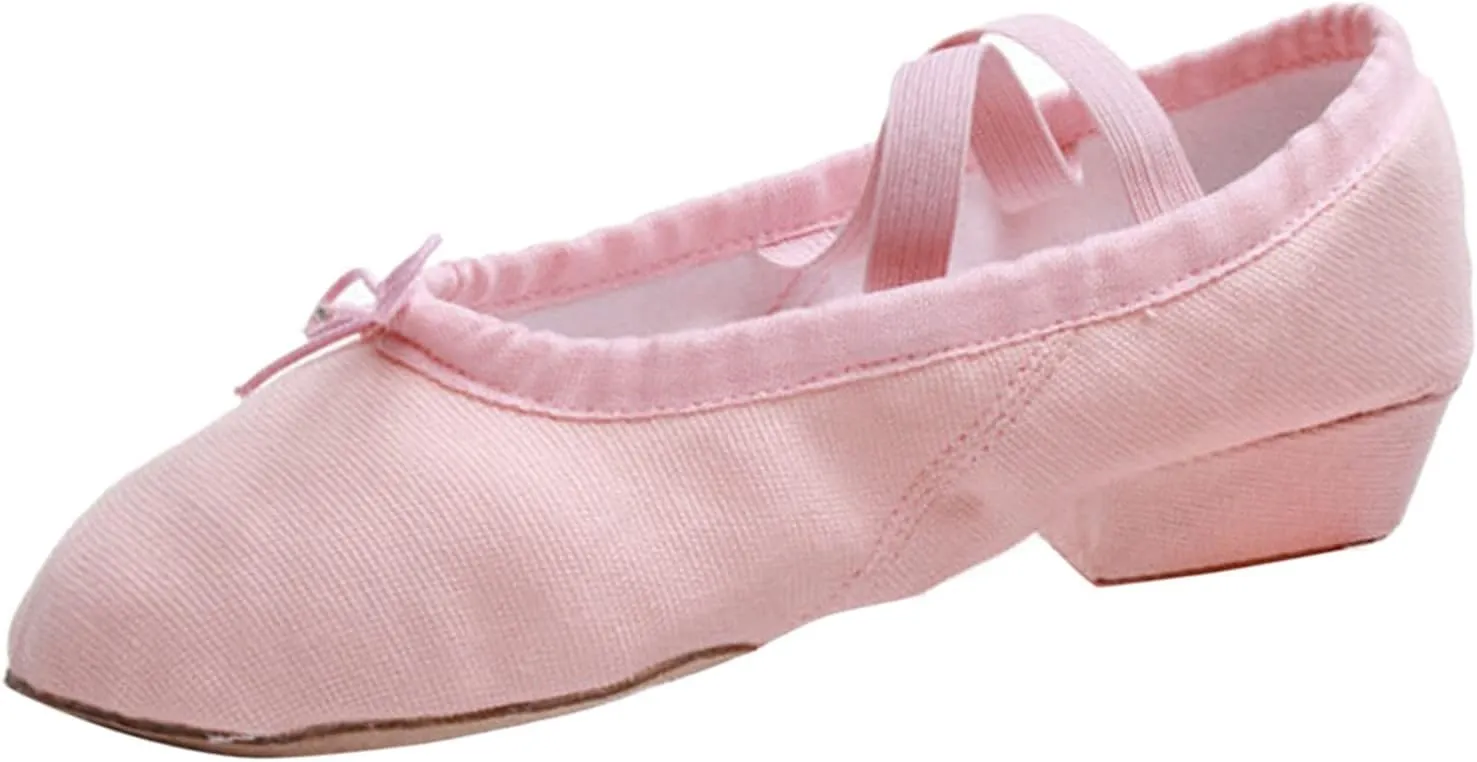Child Jazz Boots Split Sole Leather Canvas Dance Shoes for Girls Boys Casual Closed Toe Ballet Shoes Sandals