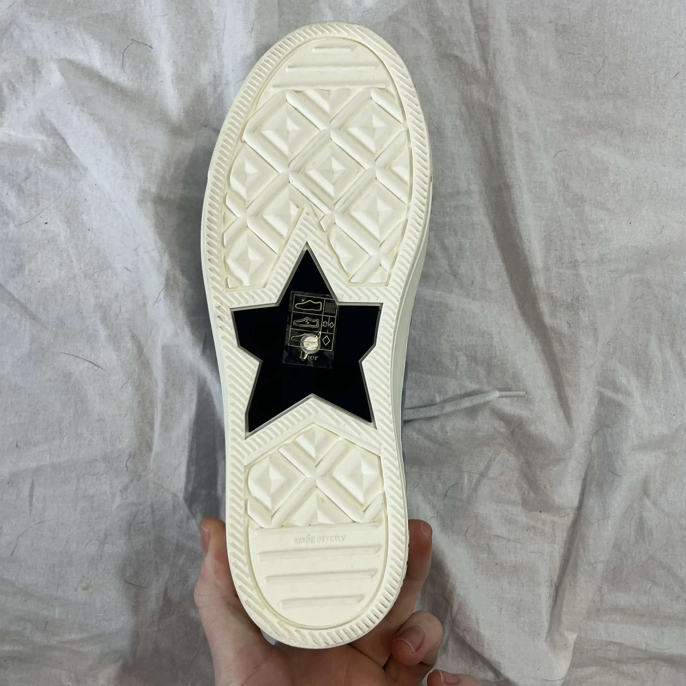 Christian Dior Brand New £890 Denim Walk'n'Dior Cannage Trainers 38