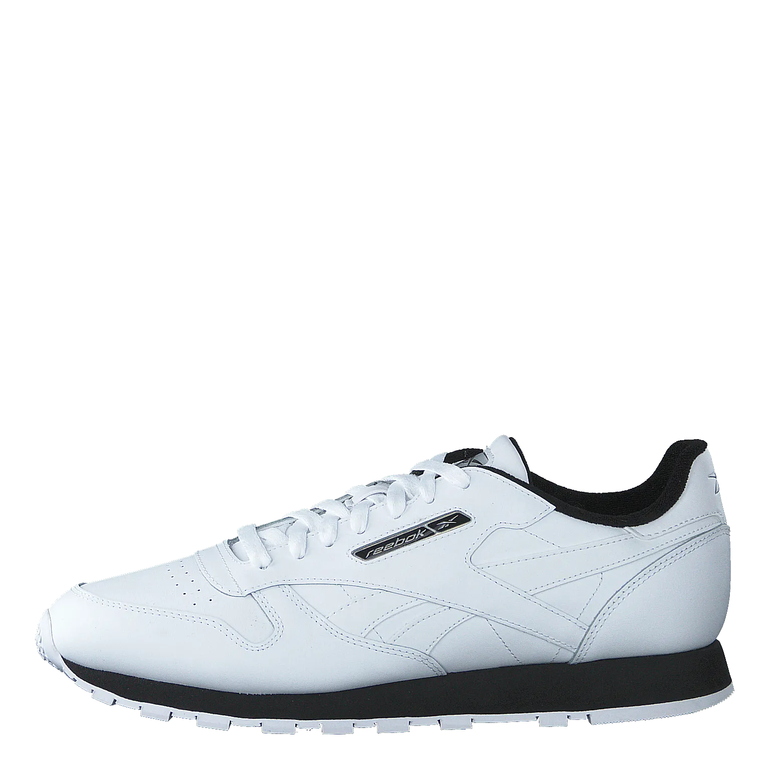 Cl Leather Mu White/black/silvmt