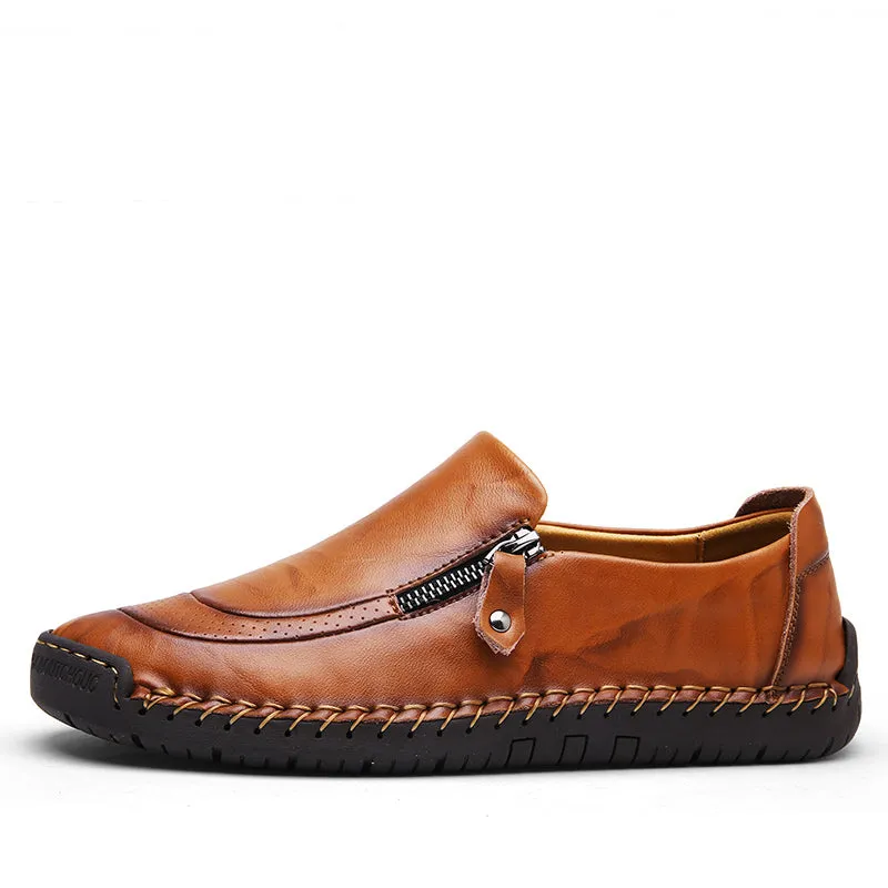 Classic Comfortable Casual Leather Shoes Men Loafers Shoes Split Leather Men Shoes Flats Sale Moccas