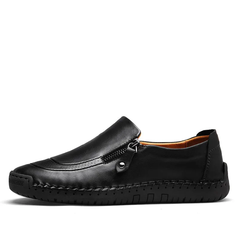 Classic Comfortable Casual Leather Shoes Men Loafers Shoes Split Leather Men Shoes Flats Sale Moccas