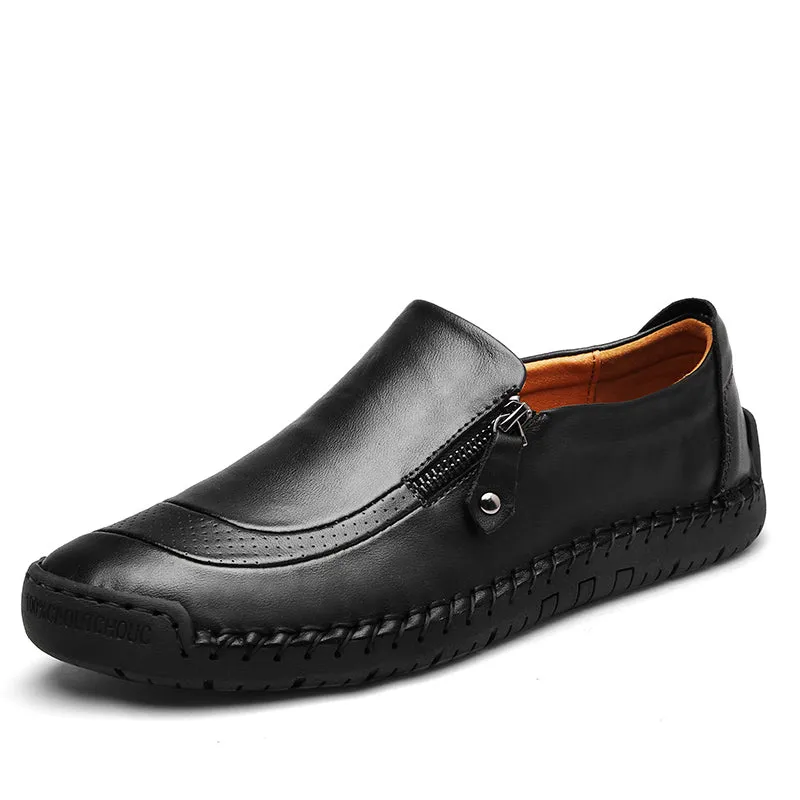 Classic Comfortable Casual Leather Shoes Men Loafers Shoes Split Leather Men Shoes Flats Sale Moccas