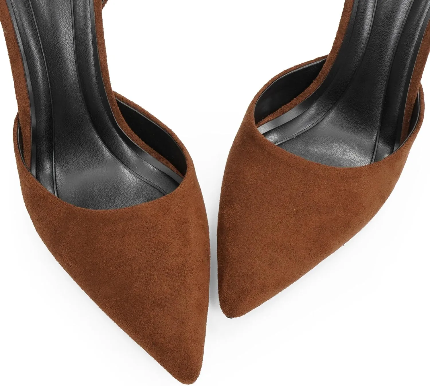 Closed Toe Ankle Strap Heels Women Pumps Pointed Toe Heeled Sandals for Women Stiletto Wedding Dress Shoes