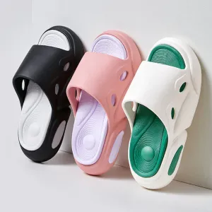 Color Block Arch Support Non-Slip Home Slides