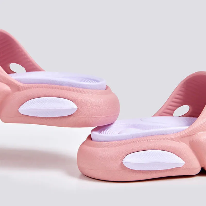 Color Block Arch Support Non-Slip Home Slides