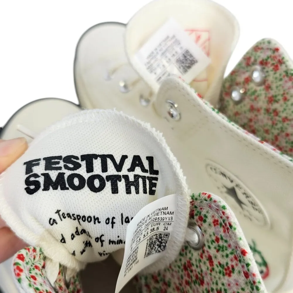 Converse Run Star Hike High Platform Festival Smoothie Sneakers