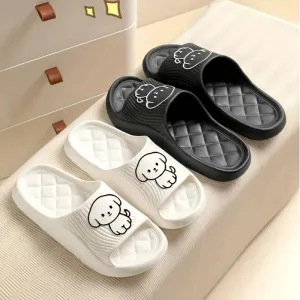 Cute Couple Pillow Slippers – Non-Slip Indoor Sandals