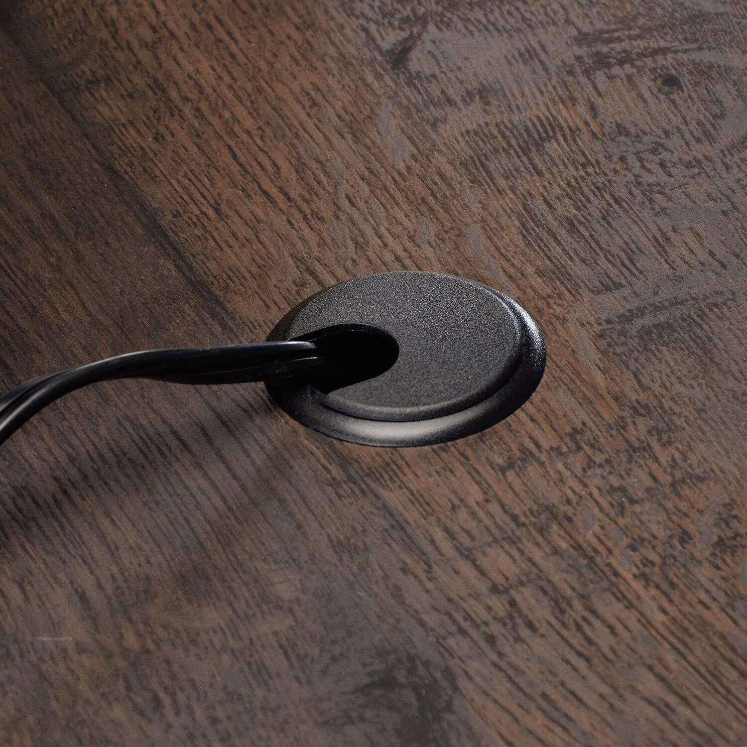 Darrington Executive Desk - Coffee Oak