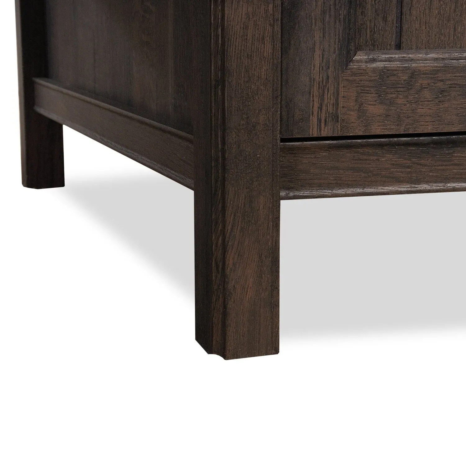 Darrington Executive Desk - Coffee Oak