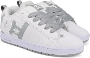 DC Shoes Court Graffik Sq Mens Skate Trainers in White Grey - 11 US